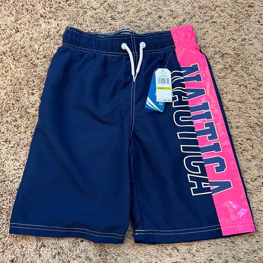 Boys Nautica Swim Trunks